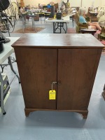 Vintage Wood Bar Cabinet