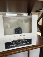 White LED Wax Candles with Remote