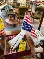Lot Small American Flags