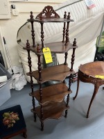 Vintage Victorian 5-Tier Wooden Shelf