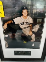 Mickey Mantle Framed Picture - Limited Edition 436/500