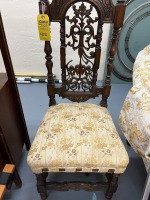 Carved Wood Chair (Some Damage)
