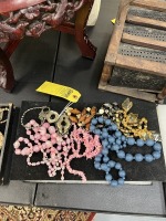 Vintage Estate Costume Jewelry Tray Lot
