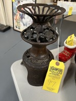 East Asian Cast Iron Vessel Incense Burner