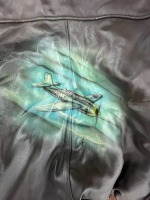 Vintage G-1 Style Brown Leather Flight Jacket - Size 42