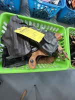 Assorted Leather Gun Holsters