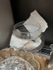 ASSORTED - CANDLESTICK HOLDERS, EGG SERVER, PLATTER & JARS - 3