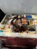 ASSORTED SEWING BASKETS WITH CONTENTS - THREAD, THIMBLES, ETC - 3