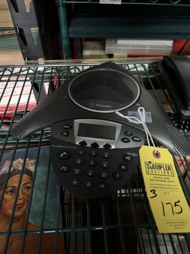 ASSORTED - POLYCOM SOUND STATION / YEALINK SPEAKER / YEALINK PHONE