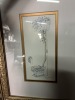 ASSORTED FRAMED PICTURES - 2- BATHROOM / 1- BUTTERFLY - 2