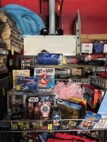 ASSORTED TOYS & TINS - STAR WARS, STAR TREK, TOY STORY, BATMAN, ETC