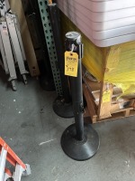 BLACK STANCHIONS