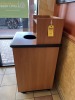 WOOD-TONE TRASH RECEPTACLE - 2