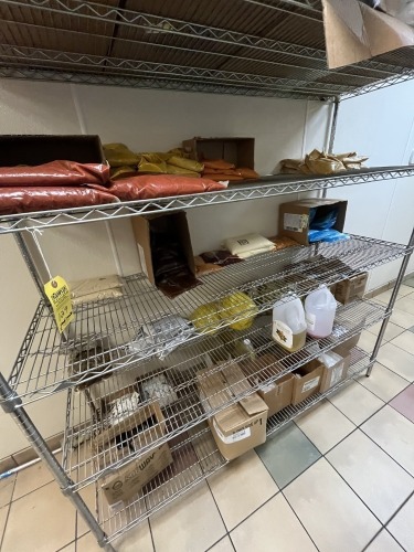 LOT CONDIMENTS & FOOD ITEMS ***REMAINING CONTENTS AT CLOSING / DATE OF AUCTION***