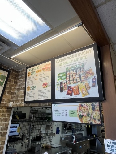 SIGN BOARDS WITH LIGHTING (MOUNTED)