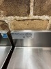 DUKE STAINLESS STEEL / WOOD-GRAIN CABINET WITH 2 DOORS - 3