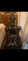 MOZA RACING SIMULATOR WITH STEERING WHEEL, VKB FLIGHT SIMULATOR ATTACHMENTS & PISTA GAMING RACING SEAT (LOCATED IN PEMBROKE PINES FL)