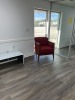 RED FABRIC CLIENT CHAIRS - 2