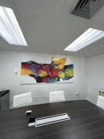ARTWORK - ABSTRACT - SIGNED DALIA KANTOR - APPROXIMATELY 96''x48''