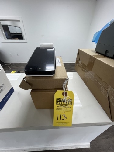 VERIFONE CREDIT CARD PRINTER WITH ROLLS PAPER
