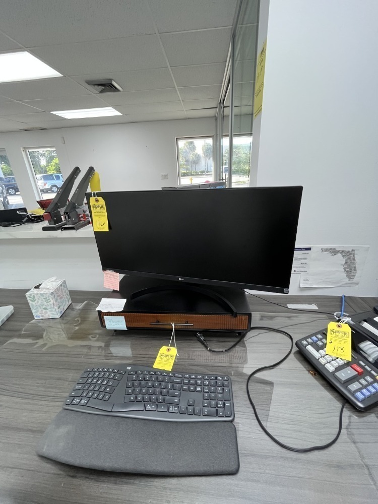 DELL XPS COMPUTER WITH LG MONITOR & LOGI ERGONOMIC KEYBOARD
