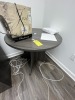 GRAY ROUND TABLE - 36'' DIAMETER - 2