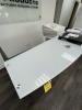 GRAY RECEPTION DESK - APPROXIMATELY 72''x36'' - 3