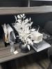 LOT ASSORTED OFFICE SUPPLIES - FILE ORGANIZERS, KEYBOARDS, TAPE, PRINTER, STAPLERS, ETC - 2