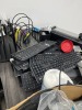 LOT ASSORTED OFFICE SUPPLIES - FILE ORGANIZERS, KEYBOARDS, TAPE, PRINTER, STAPLERS, ETC - 3