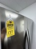 LG STAINLESS STEEL THIN Q FRENCH STYLE REFRIGERATOR / FREEZER - 6