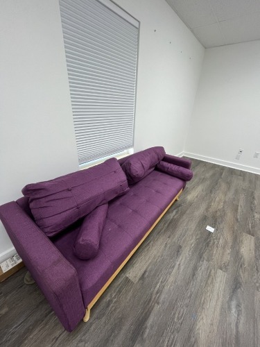 PURPLE COUCH