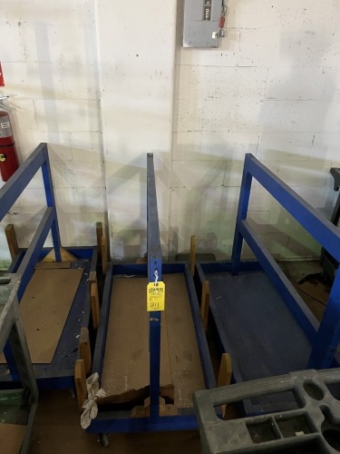 ROLLING WOOD CARTS