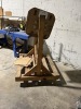 WOOD SPOOL STAND ON WHEELS WITH 1 ROLL ULTRAFAB SPLINE - 2