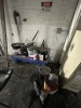 LOT CONTENTS OF ROOM - BARREL PUMPS, CHAIN, CABINET, TAPCON SCREWS, ETC - 5