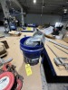 LOT ASSORTED CASTERS & 1- BRACKET