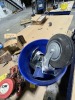 LOT ASSORTED CASTERS & 1- BRACKET - 2