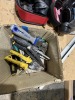 LOT ASSORTED TOOLS - SCRAPER, SCREWDRIVERS, PLIERS, TIN SNIPS, ETC - 2