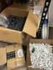 LOT REMAINING CONTENTS ON SHELF - HARDWARE, SCREWS, WINDOW LOCKS, ETC - 4