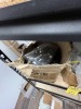 LOT CONTENTS OF SHELVING UNIT - SCREWS, WINDOW LOCKS, SMALL WHEELS, ETC - 6