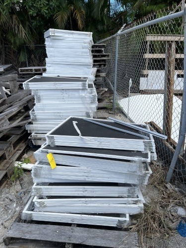 LOT ASSORTED WINDOW SCREENS