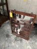ORIENTAL MIRRORED CURIO CABINET - 24''Wx36''Hx4''D