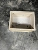 WOOD CHEST WITH DESIGN ON STAND - 3
