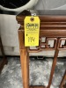 ORIENTAL MOTIF TABLES - 2- PEDESTAL / 1- HALF MOON - 4