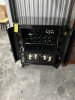 ORIENTAL BLACK LACQUER BAR CABINET WITH RAISED FIGURES - 3