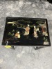 ORIENTAL END TABLE WITH RAISED FIGURES - 2
