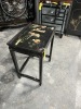 ORIENTAL END TABLE WITH RAISED FIGURES - 3