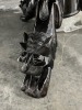ASIAN STYLE BLACK LACQUER DINING TABLE WITH MOTHER OF PEARL SHELL INLAY - 94''x48'' - 4
