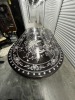 ASIAN STYLE BLACK LACQUER DINING TABLE WITH MOTHER OF PEARL SHELL INLAY - 94''x48'' - 7
