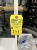 ASSORTED PIECES - DOLL ON STAND / BOX BOEING KEYCHAINS / PEWTER 1776 PLATE / LUCKY CLOVER PLATE - 7