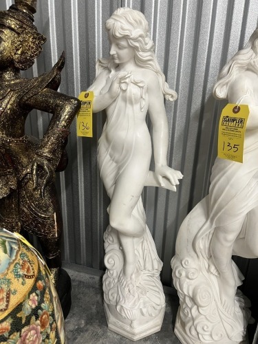 STONE WOMAN STATUE
